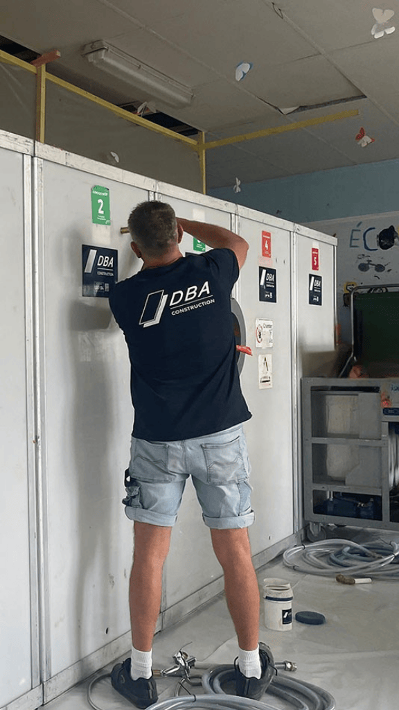 Chantier de désamiantage – Ecole Communale Raoul Dautry de Limoges